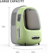 Load image into Gallery viewer, PETKIT Cat Backpack Carrier with Inbuilt Fan & Light, Airline-Approved Pet Backpack Bubble for Kitty Small Dog, Detachable Dog Backpack with Padded Strap for Travel, Hiking, Walking & Outdoor