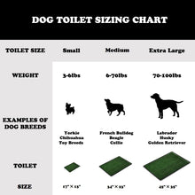 Load image into Gallery viewer, Large Dog Grass Toilet with Tray | 85×59 cm | 2 Artificial Grass for Dogs | Rapid Drainage |2 Pee Pads |