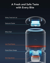 Load image into Gallery viewer, PETLIBRO Automatic Cat Feeder with Camera for Two Cats, 1080P HD Video with Night Vision, 5G WiFi Pet Feeder with 2-Way Audio for Cat & Dog, Low Food & Motion & Sound Alerts, Dual Tray, Black 5L