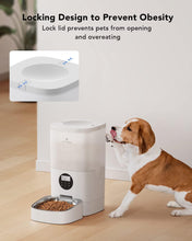 Load image into Gallery viewer, PETLIBRO Automatic Dog Feeder, 6L Dog Food Dispenser with Customize Feeding Schedule, Dog Feeders for Large Dogs with Timer Interactive Voice Recorder, Auto Dog Feeder 1-4 Meals Dry Food