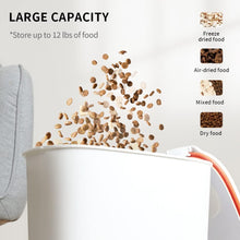 Load image into Gallery viewer, PETKIT Vacuum Pet Food Storage Airtight Dry Pet Food Bucket 12lb Dog Food Storage Container for Dogs Cats Small Animals Vacuum Sealed Storage Bin with Scoop