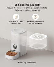 Load image into Gallery viewer, PETLIBRO Automatic Dog Feeder, 6L Dog Food Dispenser with Customize Feeding Schedule, Dog Feeders for Large Dogs with Timer Interactive Voice Recorder, Auto Dog Feeder 1-4 Meals Dry Food