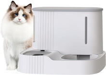Load image into Gallery viewer, Automatic Dog Cat Feeder and Water Dispenser, Gravity Pet Feeder and Water Dispenser Set for Small Medium Dog Puppy Kitten