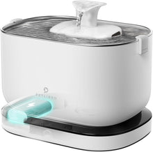 Load image into Gallery viewer, PETLIBRO Cat Water Fountain Inside,Wireless ,2.5L/84oz Dockstream Battery Operated Automatic for Drinking with Wireless Pump,Easy Cleaning,BPA-Free