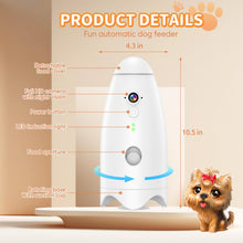 Load image into Gallery viewer, dog-camera-treat-dispenser-360°view-pet-camera-2K HD Camera with Phone app-Automatic Dog Feeder-Dog Toys-cat Camera 8X HD -Treat Dispenser