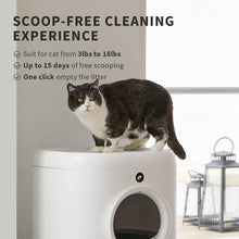 Load image into Gallery viewer, PETKIT PuraX Self-Cleaning Litter Box, Scooping Free and Automatic for Multiple Cats with Mat, xSecure/Odor Removal/APP Control