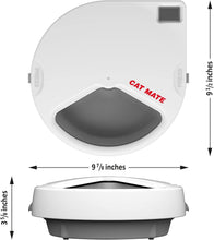 Load image into Gallery viewer, Cat Mate C300 Automatic 3 Meal Pet Feeder with Digital Timer for Cats and Small Dogs