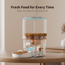Load image into Gallery viewer, Yuposl Automatic Cat Feeders - 4L 2Packs for Pets, Over 180-day Battery Life Schedule Timed Pet Feeder, 1-6 Meals Control
