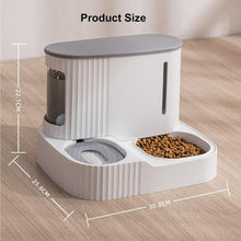 Load image into Gallery viewer, Automatic Dog Cat Feeder and Water Dispenser, Gravity Pet Feeder and Water Dispenser Set for Small Medium Dog Puppy Kitten