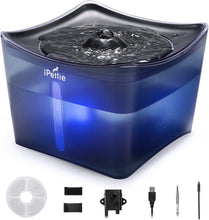 Load image into Gallery viewer, Pet Water Fountain, 3L Ultra-Quiet Automatic Cat Water Dispenser with LED Light