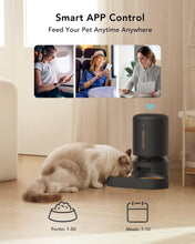 Load image into Gallery viewer, PETLIBRO Automatic Cat Feeder, 5G WiFi Pet Feeder with APP Control for Pet Dry Food, Low Food & Blockage Sensor, 1-10 Meals Per Day