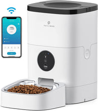 Load image into Gallery viewer, PETLIBRO Automatic Cat Feeders, Cat Food Dispenser with Desiccant Bag for Pet Dry Food, WiFi Timed Cat Feeder 1-4 Meals