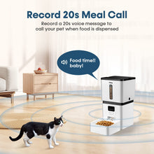 Load image into Gallery viewer, Automatic Cat Feeders - 8L/33 Cups Dog Food Dispenser with Lock Lid &Desiccant Bag with voice recorder