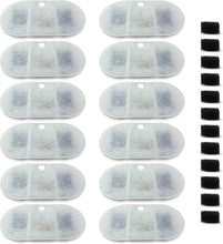 Load image into Gallery viewer, PET STANDARD Replacement Water Filter Compatible with PETLIBRO® BPA-Free Capsule Pet Water Fountain, 71oz/2.1L, Pack of 12