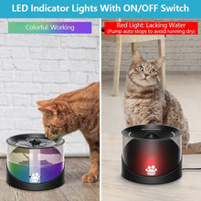 Load image into Gallery viewer, Cat Water Fountain, Super Quiet Water Fountain for Cats 2.2L