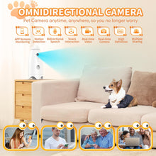 Load image into Gallery viewer, dog-camera-treat-dispenser-360°view-pet-camera-2K HD Camera with Phone app-Automatic Dog Feeder-Dog Toys-cat Camera 8X HD -Treat Dispenser