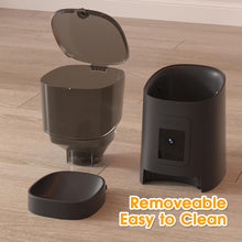 Load image into Gallery viewer, ADVWIN Pet Feeder,1080P HD WiFi 6L Automatic Cat Feeder 110°Angle Adjustable with Night Vision Camera, Smart Timed Pet Feeder for Dogs and Cats