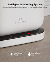 Load image into Gallery viewer, PETLIBRO Cat Water Fountain Inside,Wireless ,2.5L/84oz Dockstream Battery Operated Automatic for Drinking with Wireless Pump,Easy Cleaning,BPA-Free