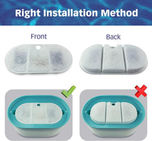 Load image into Gallery viewer, PET STANDARD Replacement Water Filter Compatible with PETLIBRO® BPA-Free Capsule Pet Water Fountain, 71oz/2.1L, Pack of 12