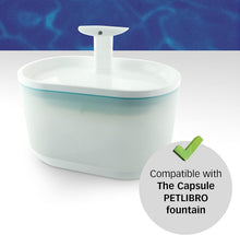 Load image into Gallery viewer, PET STANDARD Replacement Water Filter Compatible with PETLIBRO® BPA-Free Capsule Pet Water Fountain, 71oz/2.1L, Pack of 12