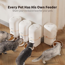 Load image into Gallery viewer, Yuposl Automatic Cat Feeders - 4L 2Packs for Pets, Over 180-day Battery Life Schedule Timed Pet Feeder, 1-6 Meals Control