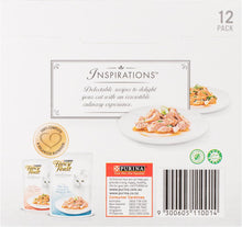 Load image into Gallery viewer, FancyFeast Adult Inspirations Salmon and Tuna Variety Pack Wet Cat Food 24x70g