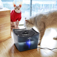 Load image into Gallery viewer, Pet Water Fountain, 3L Ultra-Quiet Automatic Cat Water Dispenser with LED Light