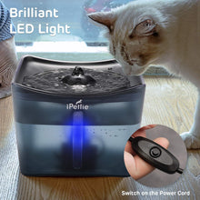 Load image into Gallery viewer, Pet Water Fountain, 3L Ultra-Quiet Automatic Cat Water Dispenser with LED Light