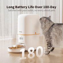 Load image into Gallery viewer, Yuposl Automatic Cat Feeders - 4L 2Packs for Pets, Over 180-day Battery Life Schedule Timed Pet Feeder, 1-6 Meals Control