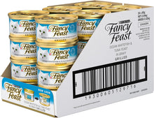 Load image into Gallery viewer, FANCY FEAST Adult Grilled Ocean Whitefish and Tuna in Gravy Wet Cat Food 24x85g