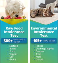 Load image into Gallery viewer, 5Strands Pet Raw Food Intolerance & Environmental Sensitivity Test, at Home Test for Dogs & Cats