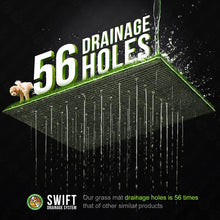 Load image into Gallery viewer, Dog Grass Pad with Tray Large, Puppy Turf Potty Reusable Training Pads with Pee Baffle