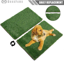 Load image into Gallery viewer, Large Dog Grass Toilet with Tray | 85×59 cm | 2 Artificial Grass for Dogs | Rapid Drainage |2 Pee Pads |