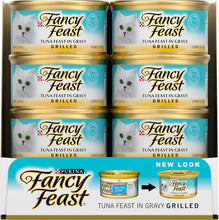 Load image into Gallery viewer, FANCY FEAST Adult Grilled Tuna in Gravy Wet Cat Food 24x85g