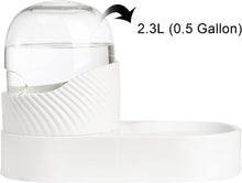 Load image into Gallery viewer, 2 Pack Automatic Cat Feeder and Water Dispenser,Self Feeding Dog Bowl for Small Pets, Puppy, Kitten, 100% BPA-Free,