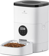 Load image into Gallery viewer, Automatic Cat Feeders, Cat Food Dispenser with Customize Feeding Schedule, Automatic Pet Feeder for Cat Dog 1-4 Meals Dry Food 4L