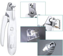 Load image into Gallery viewer, Dog Nail Grinder 2-in-1 Electric Nail File with LED Rechargeable USB Hidden and Safety Lock for Dogs/Cats