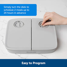 Load image into Gallery viewer, Analog 2 Meal Programmable Pet Feeder, Automatic Dog and Cat Feeder