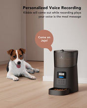 Load image into Gallery viewer, Automatic Dog Feeder, 6L Dog Food Dispenser with Twist Lock Lid