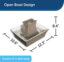 Load image into Gallery viewer, PetSafe Drinkwell Pagoda Cat and Dog Drinking Fountain, 70 oz Capacity Automatic Water Dispenser for Pets, Filters Included