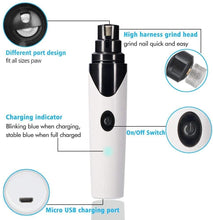 Load image into Gallery viewer, Dog nail grinder ultra quiet nail trimmer