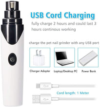 Load image into Gallery viewer, Dog nail grinder ultra quiet nail trimmer