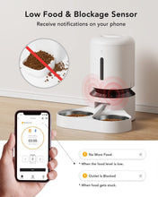 Load image into Gallery viewer, PETLIBRO Automatic Cat Feeder, 5G WiFi Pet Feeder with APP Control for Pet Dry Food, Low Food & Blockage Sensor