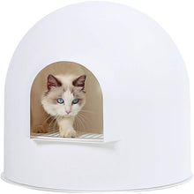 Load image into Gallery viewer, Cat Litter Box with Lid Large with Scooper Cat Litter