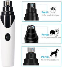 Load image into Gallery viewer, Dog nail grinder ultra quiet nail trimmer
