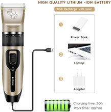 Load image into Gallery viewer, Dog Clipper Grooming Kit, 13IN1 Pet Hair Scissors, Pet Trimmer for Cat and dog