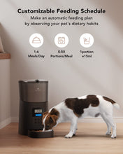 Load image into Gallery viewer, Automatic Dog Feeder, 6L Dog Food Dispenser with Twist Lock Lid