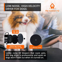 Load image into Gallery viewer, Dog Blow Dryer for Grooming 4.5HP/2800W, Stepless Adjustable Speed High Velocity Dryer for Dogs