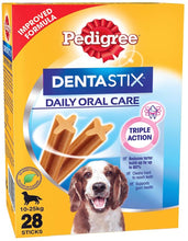Load image into Gallery viewer, Pedigree Dentastix Dental Treat Medium 28 sticks Adult