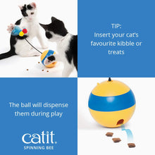 Load image into Gallery viewer, Catit Play Spinning Bee Interactive Cat Toys